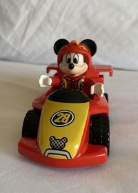 LEGO Duplo Disney Mickey Race Car Roadster Mouse 10843 Building Kit Complete