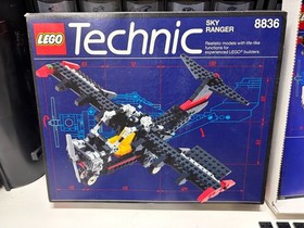 Lego 8836 Technic Sky Ranger Vintage Propeller Plane Set Complete 1992 release