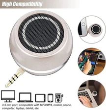 Mini Portable Speaker with 3.5mm Plug, 3W Mobile Phone Line-in Speaker