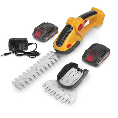Brushed Electric Hedge Trimmer Cordless Lithium-Ion Battery Powered Garden Tool 