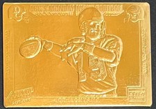 Joe Montana 1993 Action Packed Monday Night Football 24 Karat Gold #11 #274/500