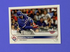 2022 Topps Opening Day Curtis Terry Rookie #20 Texas Rangers (Q)