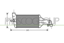 Ladeluftkühler Kunststoff Aluminium für Opel Zafira A 2.0 DTi 16V 2.2 Astra G