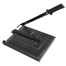 12" Guillotine Paper Cutter - 10 Sheet Capacity for Cardstock, Photos & Craft...