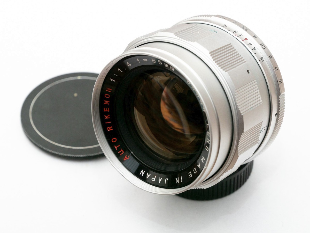 ライコーオー　フラッシュネス SILVER refinished/CLAed Ricoh Auto Rikenon (Tomioka Planar) 55mm f