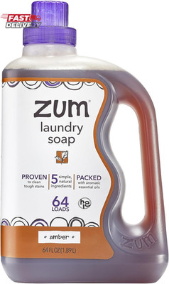 Indigo Wild Zum Clean Laundry Soap - Plant-Based Liquid Laundry Soap - Contains 