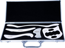Stainless Steel Gua Sha Scraping Massage Tool Set IASTM Tools Great Soft Tissue