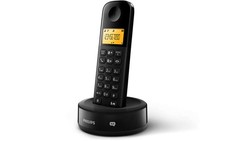 Philips D165B Telefon Schnurlos – Festnetztelefon Schnurlos - DECT Telefon – Tel