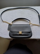 Image of NWT Kate Spade Phoebe Small Flap Crossbody Leather Shoulder Bag Black KF554