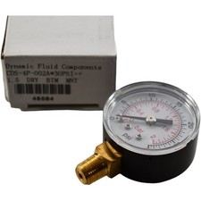 NEW Dynamic Fluid Components CDS-4P-002A 30 PSI 1.5'' Dry Pressure Gauge 