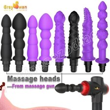 Massage Gun Head Vibration Message Gun Silicone Heads for Fascia Massage