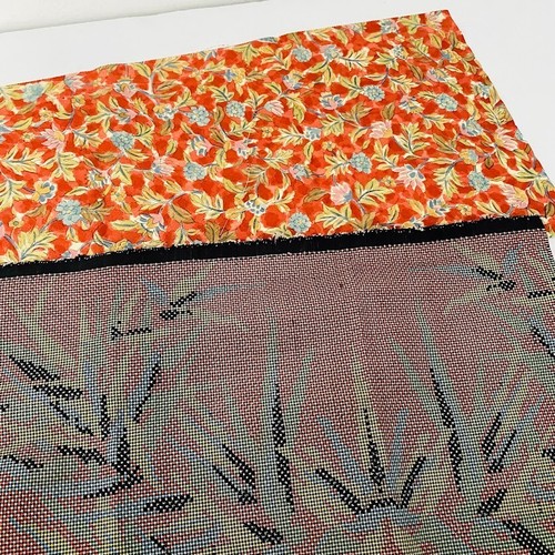 Bundle #119 Accogliente Borsa Tessuto Kimono Giapponese Scarti Tessuto Seta Vintage - Foto 4 di 4