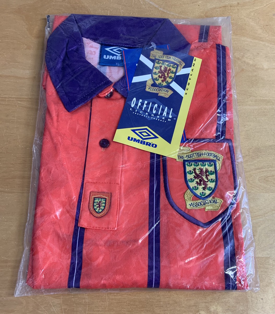 BNWT Scotland Away Football Shirt 1993/95 Adults XL Umbro