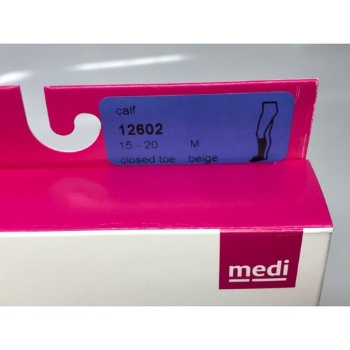 Medi Assure Calze a Compressione Polpaccio Punta Chiusa Beige 15-20 mm-Hg 12602 Medium - Foto 2 di 5