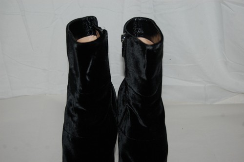 EU40/US9 ❤️GIANVITO ROSSI Black Velvet Leather High Heels Ankle Boots Bootie - 第 3/13 張圖片