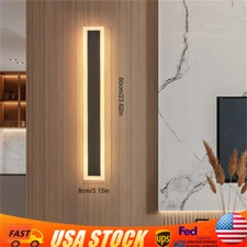 LED Wall Light Sconce Outdoor Modern Lamp Exterior Lights Long Strip Waterproof
