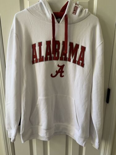 Alabama Crimson Tide Stadium Athletics Mens Arch/Logo Pullover Hoodie Size L NWT