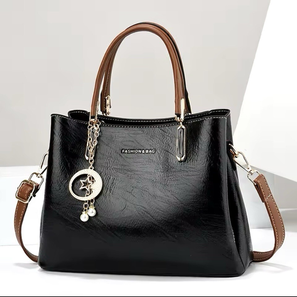 2024 Large Capacity PU Leather Women's Square Handbags
