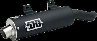 DG RCM II Utility Slip On Exhaust Muffler Pipe w SA CA Outlander 650 4x4 13-18