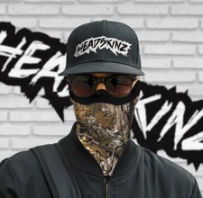 POLAR FLEECE FACE  NECK WARMER - OAK CAMO Snow, Fishing, Ski, Camping 