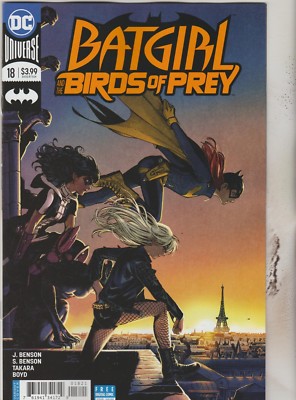 DC COMICS BATGIRL & BIRDS OF PREY #18 MARCH 2018 VARIANT 1ST PRINT NM