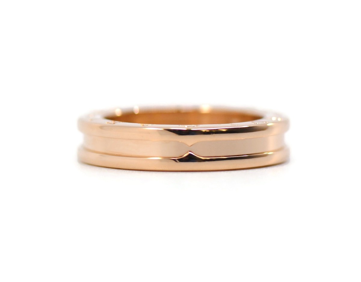Bulgari B.Zero1 18K Rose Gold Ring Size 54 | eBay
