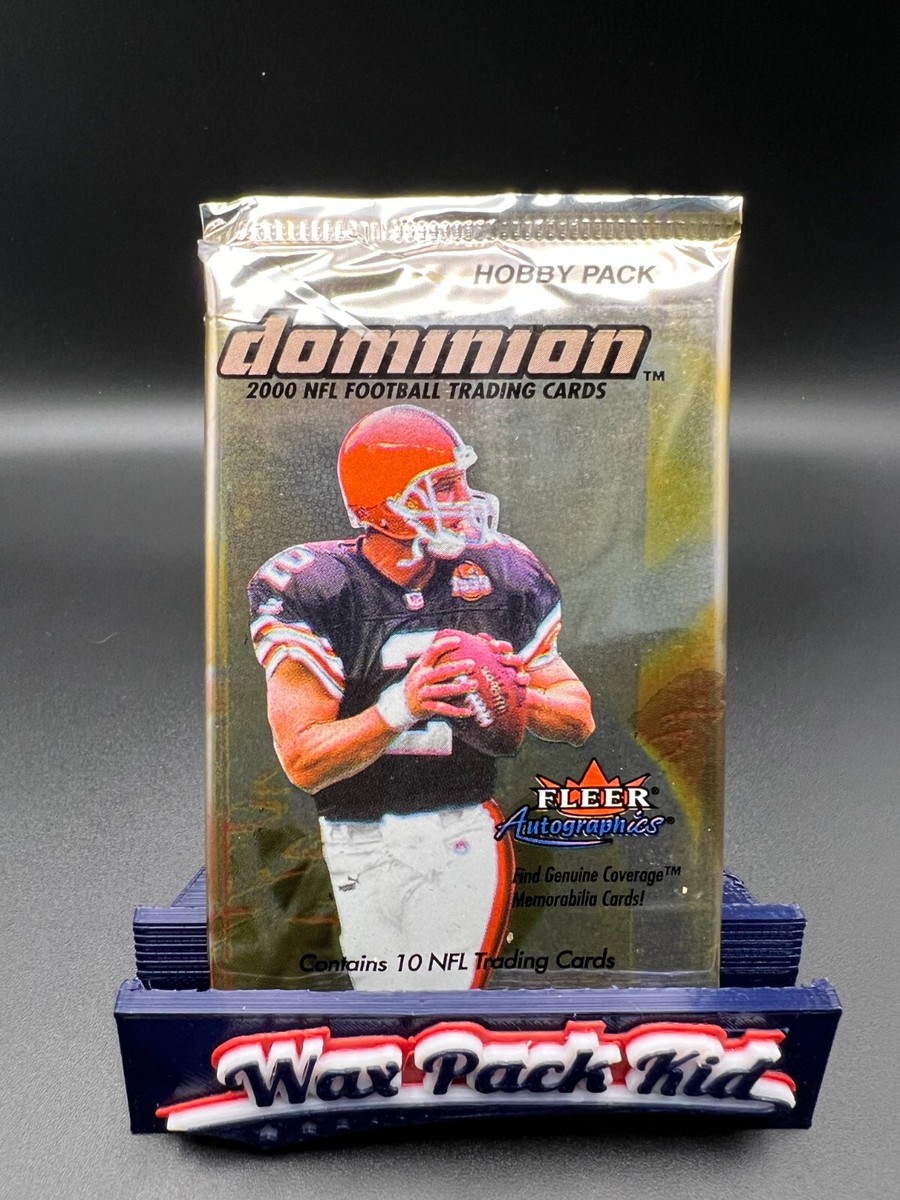 その他 NFL tom brady dominion rookiecard!!!!!! 2000 Fleer Dominion Football HOBBY Pack Sealed🔥Tom Brady Rookie