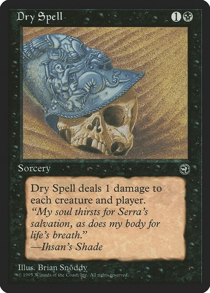 Dry Spell [Version 2] - Homelands (HML) - MTG - MAGIC THE GATHERING