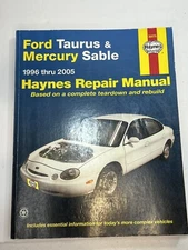 Haynes Repair Manual 36075 Ford Taurus & Mercury Sable 1996 - 2005