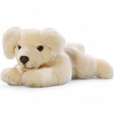 Carl Dick Golden Retriever Chien chiot couché, Peluche, Doudou