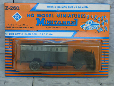 Roco Minitanks (NEW) 1/87 Modern German MAN 630 L2 AE Coffer Truck