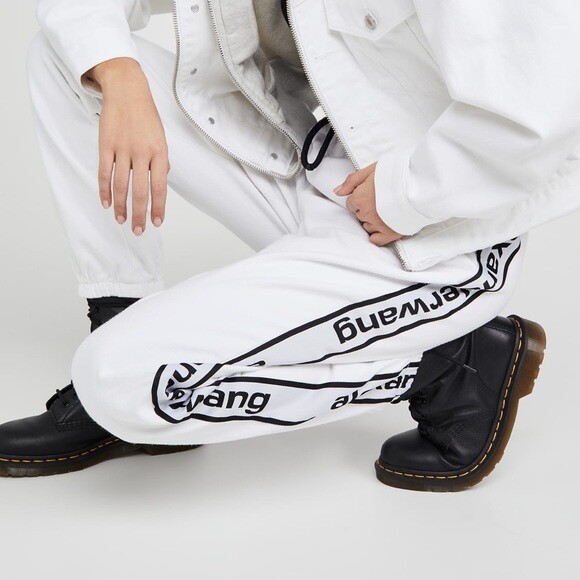 alexander wang pants white