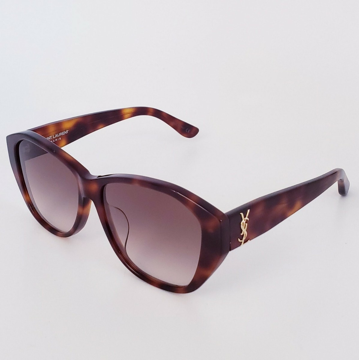 Saint Laurent Paris SL M8/Fn 003 Sunglasses Havana Brown Authentic Saint Laurent Paris SL M8/FN 003 Sunglasses — Havana  main image 3