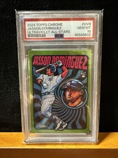 2024 Topps Chrome - Ultraviolet All-Stars #UV-8 Jasson Dominguez (RC) PSA 10