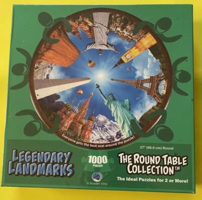 Legendary Landmarks The Roundtable Collection Puzzle 1000 pieces Sealed Box