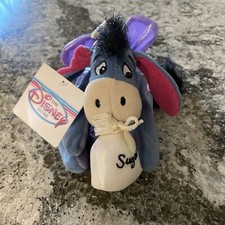 Disney Store Sugar Plum Fairy Eeyore 7" Vintage Collectible Bean Plush Toy
