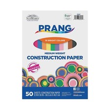 Prang Formerly SunWorks Construction Paper, 10 Assorted Colors, 12" x 18", ...