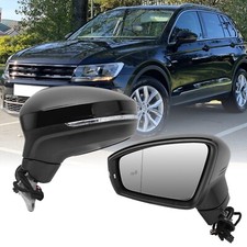 Left Driver Electric Side Mirror Compatible with Volkswagen Tiguan 2018 2019 ...