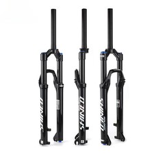 Bicicleta MTB de 27,5 29 pulgadas suspensión delantera horquilla de aceite de aire amortiguación pieza de bicicleta ajustable