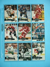 SET 21 1991/92 PRO SET NHL CAPTAINS HOCKEY CARDS NM WAYNE GRETZKY MARK MESSIER