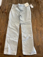 Abercrombie And Fitch The Ankle Straight Ultra High Rise Jeans Size 28 6  spot