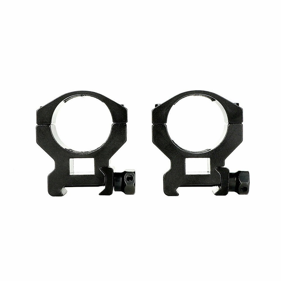 ohhunt 2pcs 25.4mm 30mm Medium Rifle Scope Rings Mount Fit 20mm ...
