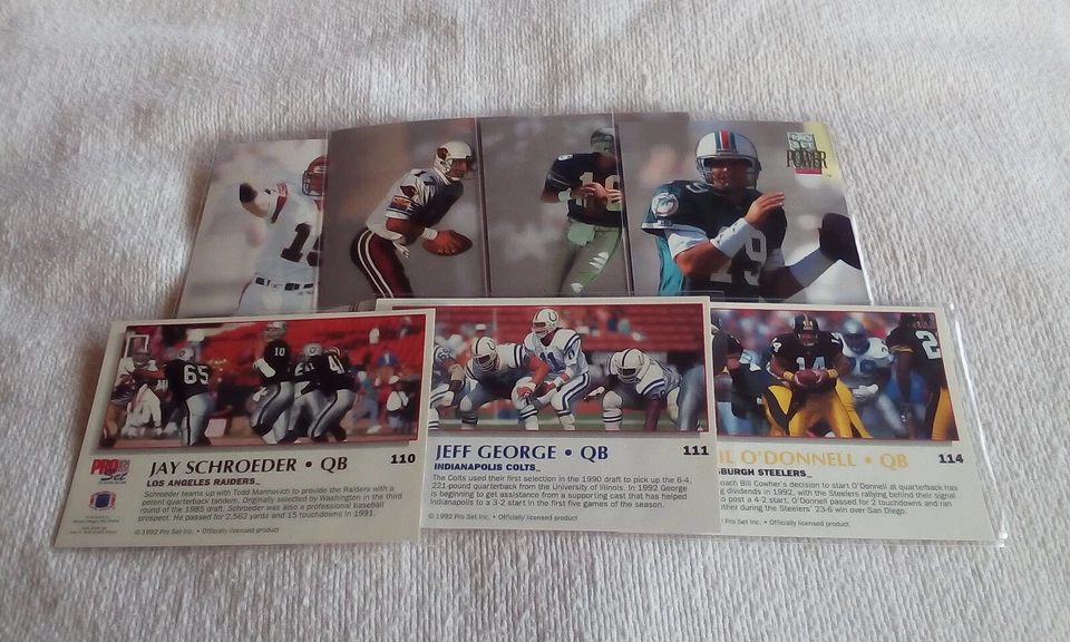 1992 Power Football (100-199) Partial set Pick cards  want/need - Image 2 of 4