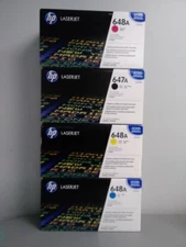 HP 648A CE260A,CE261A, CE262A, CE263A TONER CARTRIDGE LASERJET ENTERPRICE CP4025
