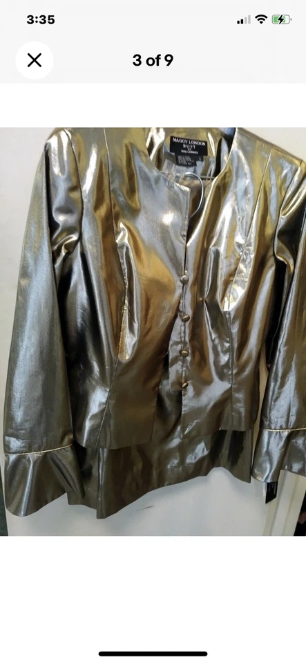 Spectacular Cocktail/Dinner Suit by designer Nina Leonard for Maggy London... - Image 3 of 4