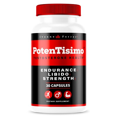 PotenTisimo  Men's Health 30 Count. El Original. Tu Unica Solucion!