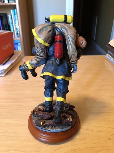 edition *heroic* firefigher statue