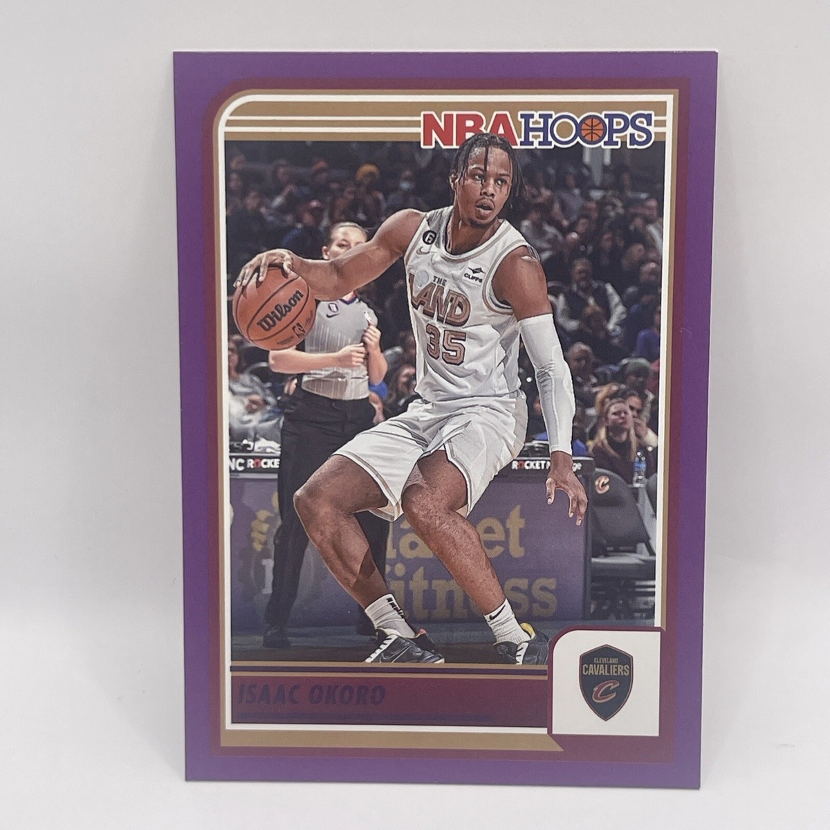 NBAカード　ISAAC OKORO 2023-24 Panini NBA Hoops Purple Parallel Isaac Okoro #104