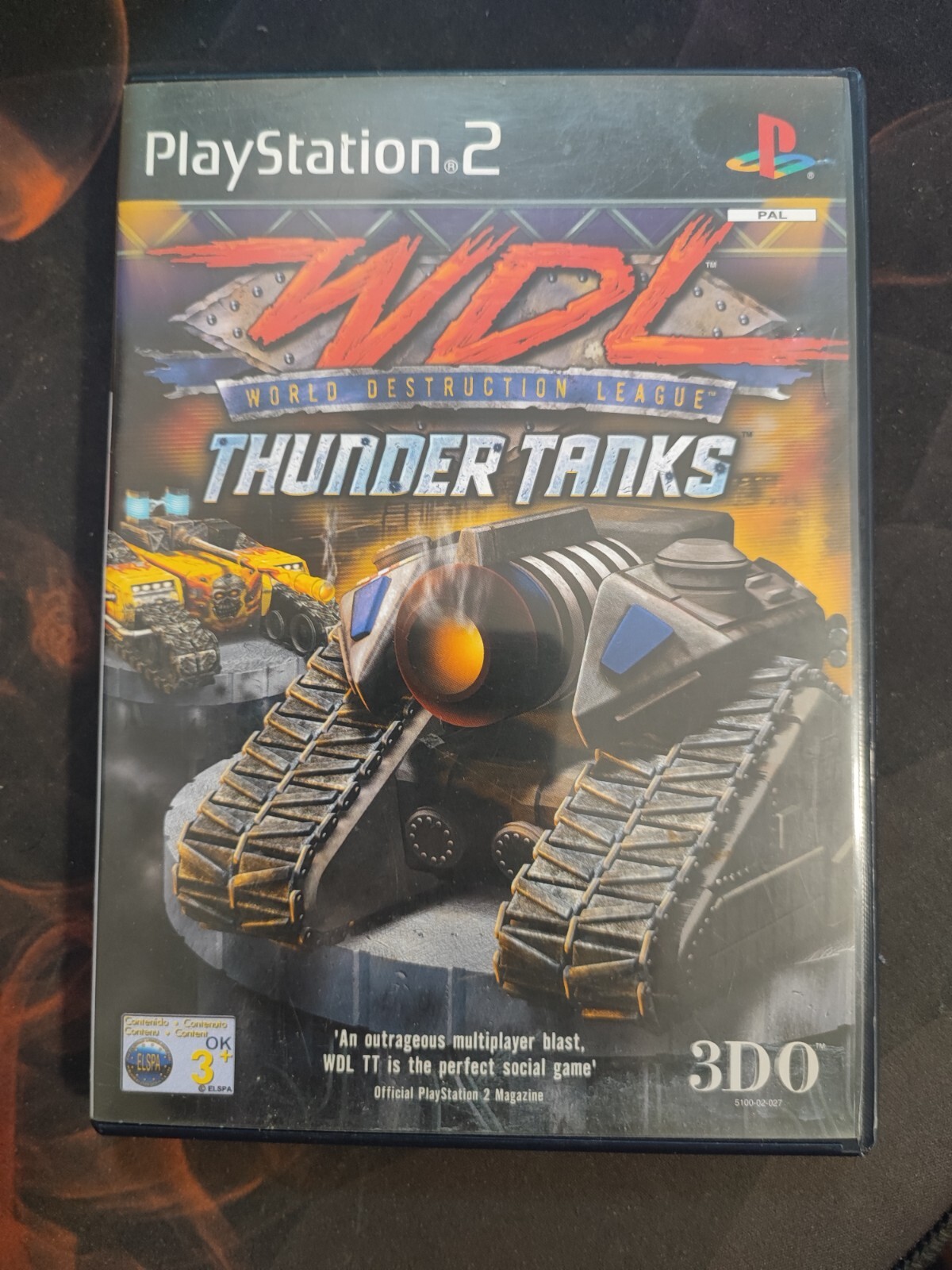 World Destruction League : Thunder Tanks - Complet (boite UK/Jeu FR) - Sony PS2