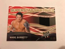 WADE BARRETT FROM 2011 TOPPS SUPERSTAR SWATCHES AUTHENTIC SHIRT RELIC GOLD 29/50